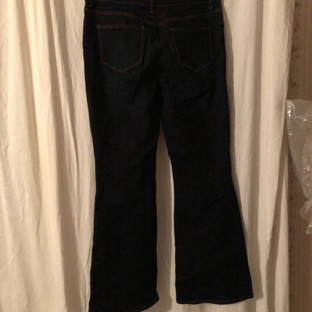 Chico’s platinum flare jeans